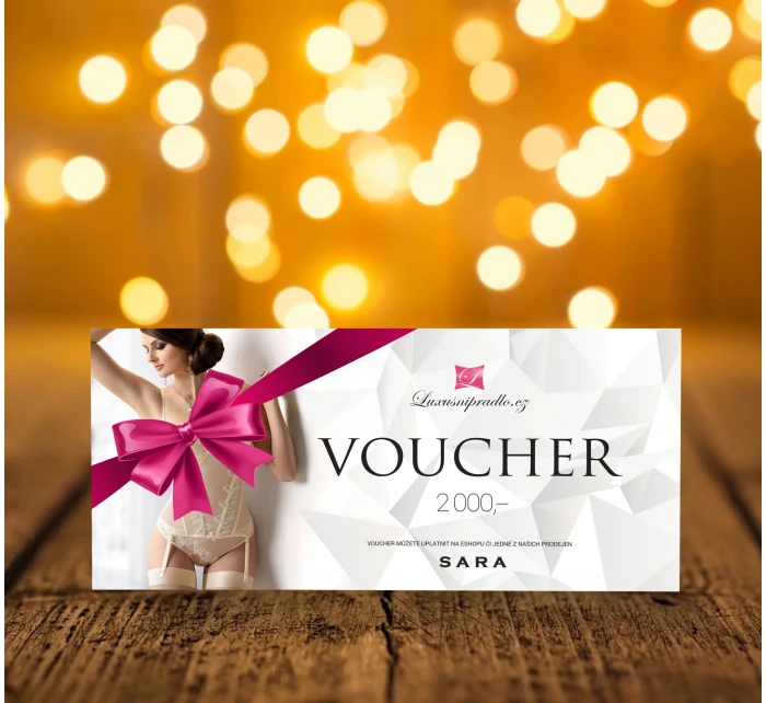 Dárkový šek 2000,- Kč