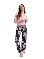 Pyžamo Luna 614 dlouhé/r M-2XL Z24 dámské