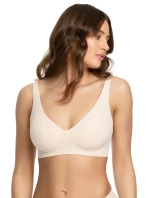 Dámský sportovní top model 21317117 bra basic beige - Julimex