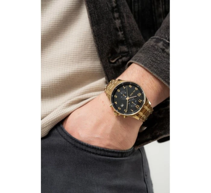 Pánské hodinky PAUL LORENS PL20002B-1D1 + BOX Pánské hodinky PAUL LORENS PL20002B-1D1 + BOX