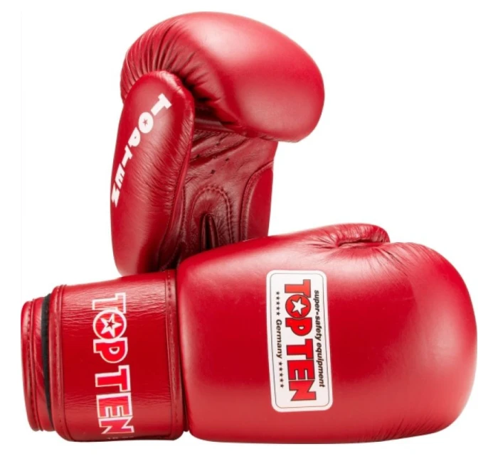 RTT-COMPETITION 10oz kožené boxerské rukavice (SCHVÁLENÉ SVĚTOVÝM BOXEM)