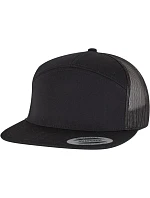 Flexfit 9294 7 panelová Trucker kšiltovka 55.9294 black/black Flexfit 9294 7 panelová Trucker kšiltovka 55.9294 black/black