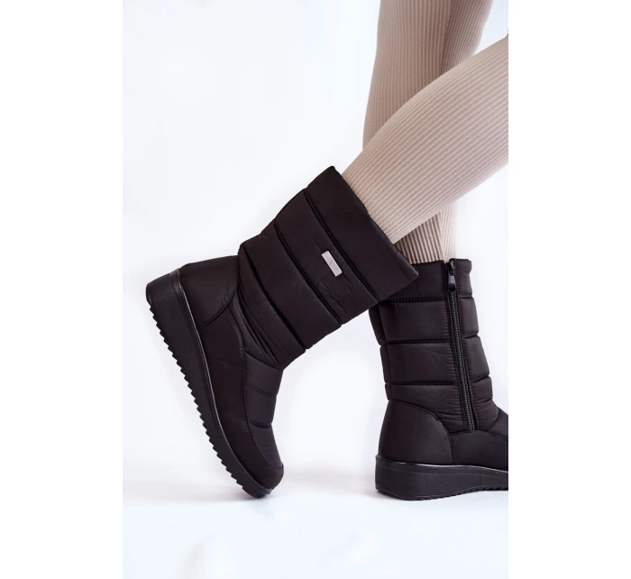 teplé boty na klínku Černé model 21602347 - EVENTO teplé boty na klínku Černé model 21602347 - EVENTO