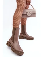 Dámské boty s  hnědé model 21638242 - Laura Messi