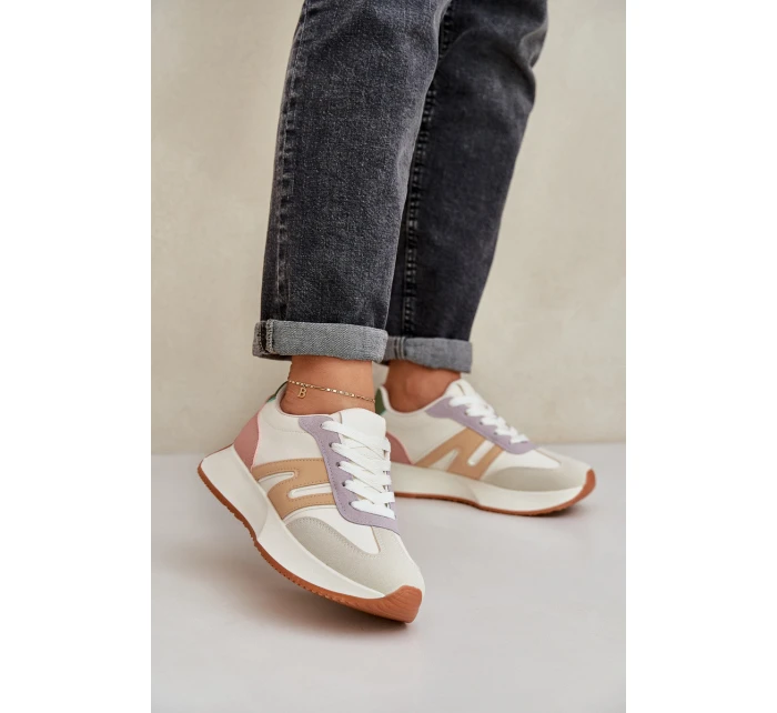 Dámské Sportovní Boty Na Platformě Multikolor Emidi Dámské Sportovní Boty Na Platformě Multikolor Emidi