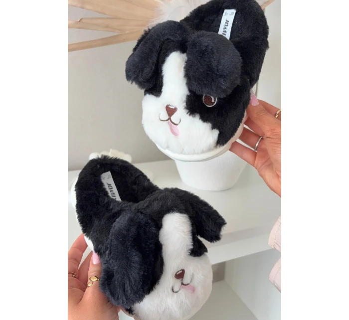 Dětské pantofle černé model 21793851 - Boto Dětské pantofle černé model 21793851 - Boto