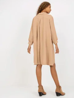 Sukienka DHJ SK model 20127617 ciemny bezowy - FPrice