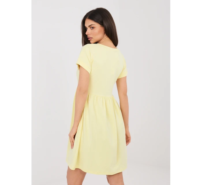 RV šaty SK 5672.03P světle žluté RV šaty SK 5672.03P světle žluté