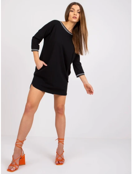 Šaty RV SK model 17089917 černá - FPrice Šaty RV SK model 17089917 černá - FPrice