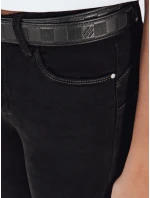 Dámské skinny džíny BLACKIN černé FashionStreet UY2221