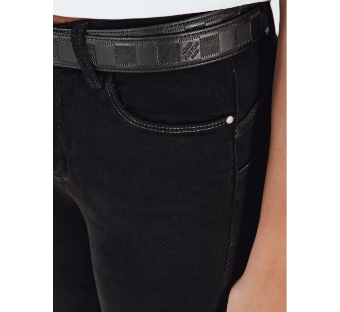 Dámské skinny džíny BLACKIN černé FashionStreet UY2221