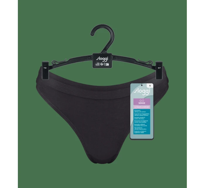 sloggi GO Sense Tanga 2P - BLACK - SLOGGI BLACK - SLOGGI