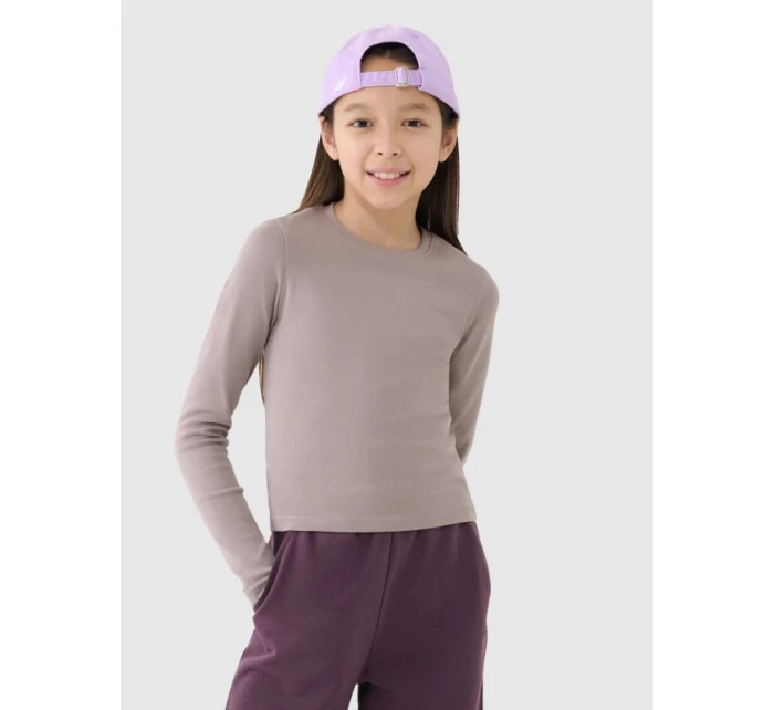 Dívčí úzký hladký rukáv s dlouhým rukávem 4F 4FJRSS25TLONF505-83S Dívčí úzký hladký rukáv s dlouhým rukávem 4F 4FJRSS25TLONF505-83S