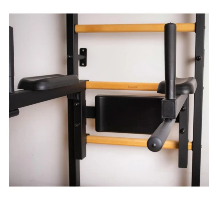 GYMNASTICKÝ ŽEBŘÍK S TYČÍ A MADLEM PRO CVIČENÍ NA LAVIČCE 722B