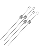 ŠPEJLE NA ŠPÍZY 4KS DÉLKA 40,5CM NEREZOVÁ OCEL