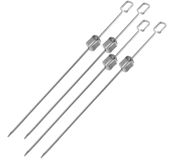 ŠPEJLE NA ŠPÍZY 4KS DÉLKA 40,5CM NEREZOVÁ OCEL