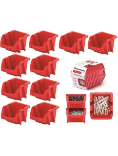 BINEER SHORT 10DÍLNÁ SADA DÍLENSKÝCH PODNOSŮ ČERVENÁ KISTENBERG