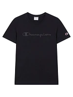 Koszulka damska Champion Short Sleeve czarna 119125 KK001 Koszulka damska Champion Short Sleeve czarna 119125 KK001
