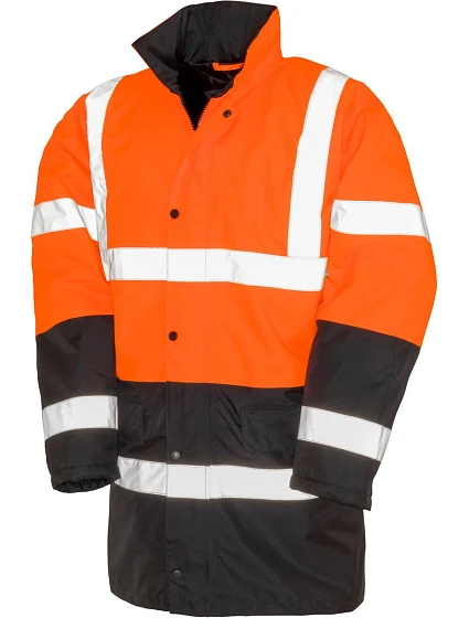 Result R 452X Bezpečnostní parka 30.452X fluorescent orange/black Result R 452X Bezpečnostní parka 30.452X fluorescent orange/black