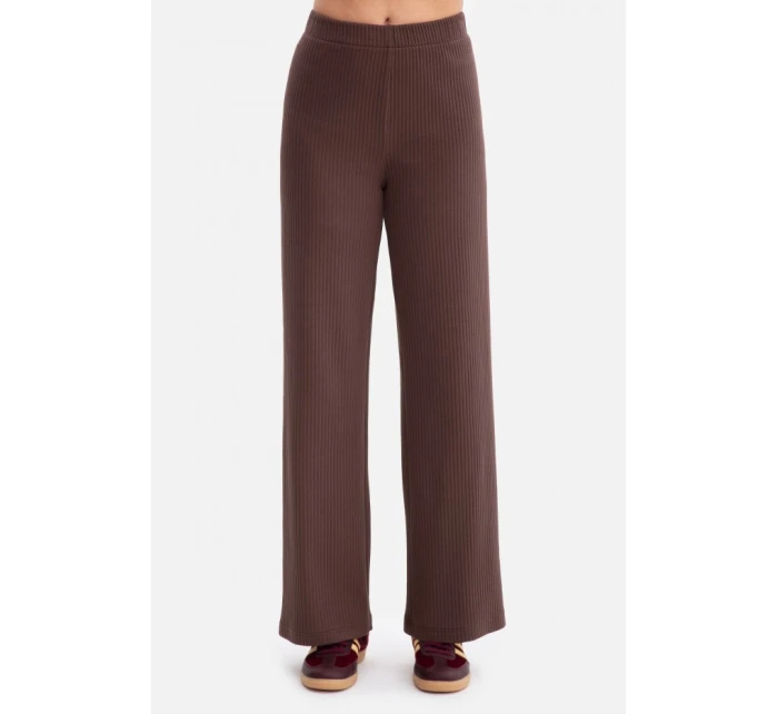 Kalhoty z úpletu hnědé model 21379852 - BeWear