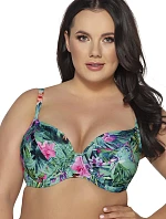 Dámská plavková podprsenka Paradise SK-206 Zelená mix - AVA