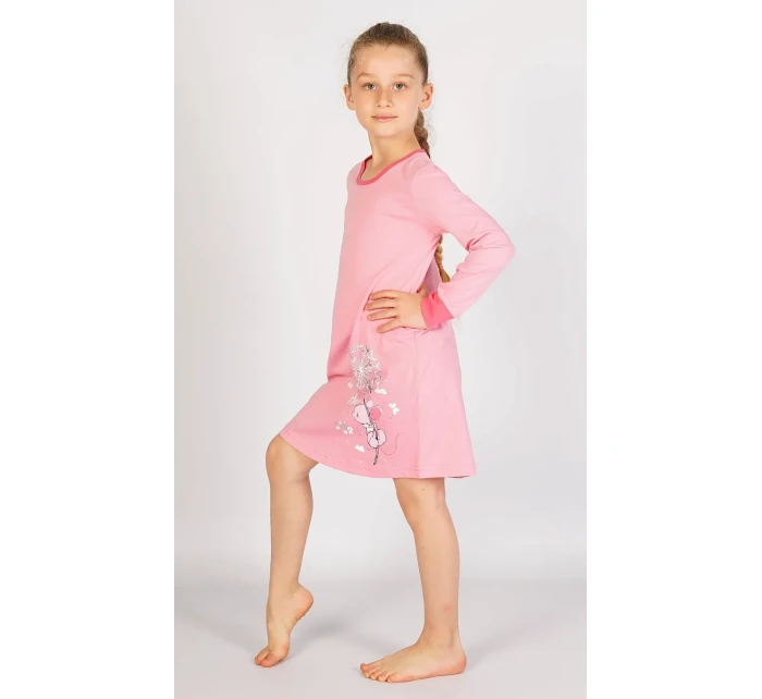 Dětská noční košile s dlouhým rukávem Myš s pampeliškou