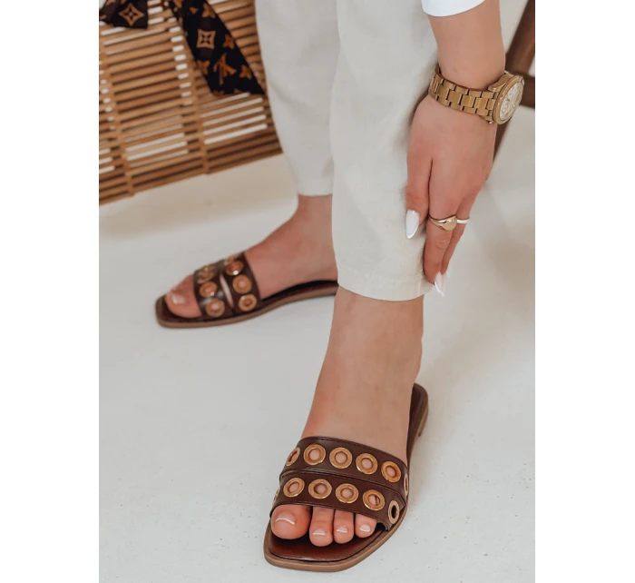 Dámské žabky STELLSAN brown FashionStreet ZY0855