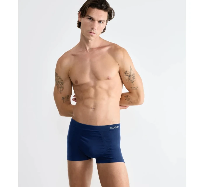 Pánské boxerky GO Smooth Hipster 2P - UNKNOWN - tm. modré 6722 - SLOGGI Pánské boxerky GO Smooth Hipster 2P - UNKNOWN - tm. modré 6722 - SLOGGI