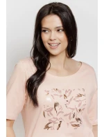 Košile model 21941533 Valentina kr/r 2XL3XL W26 - Taro