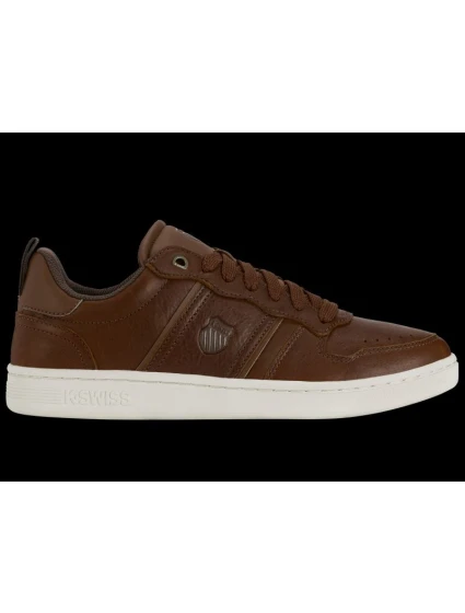 Lozan Match Lux pánské sportovní boty kožené tenisky hnědé (04308-202-M)