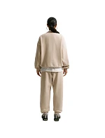 Dámská mikina Nike Studio Fleece, krémová, IM8082 236