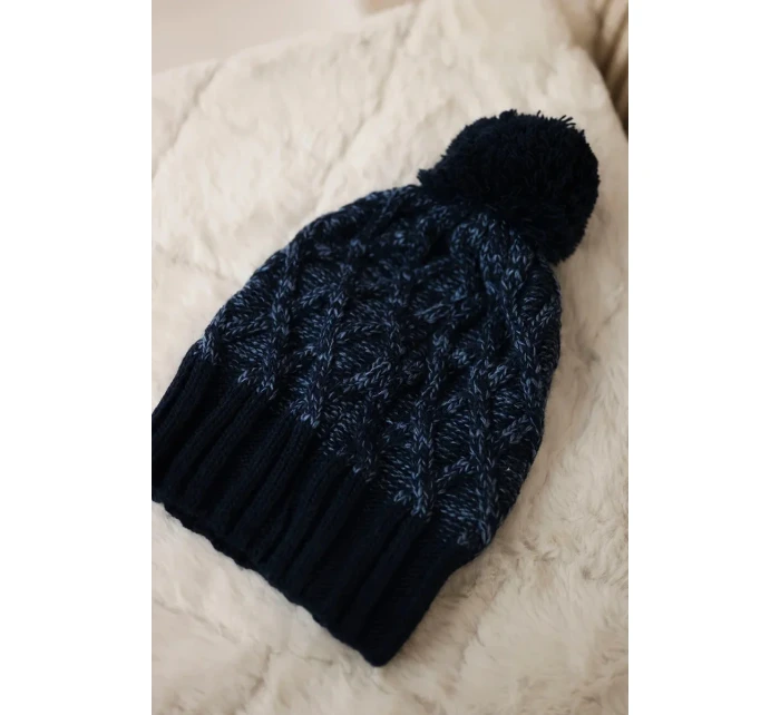 Milano fleecová čepice K203 navy blue model 18749923 - K-Fashion Milano fleecová čepice K203 navy blue model 18749923 - K-Fashion