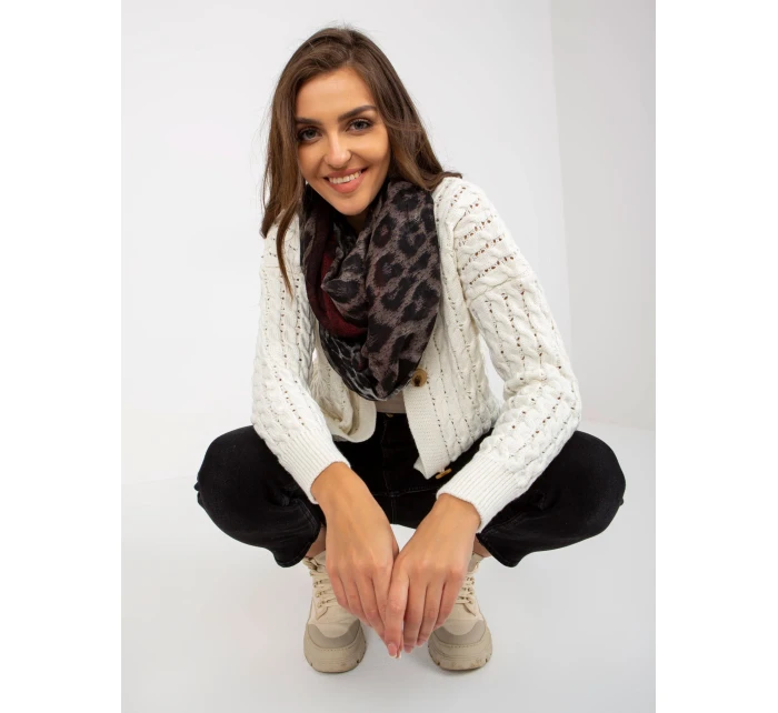 Tunelová šála AT KM 241357.03P černá a červená