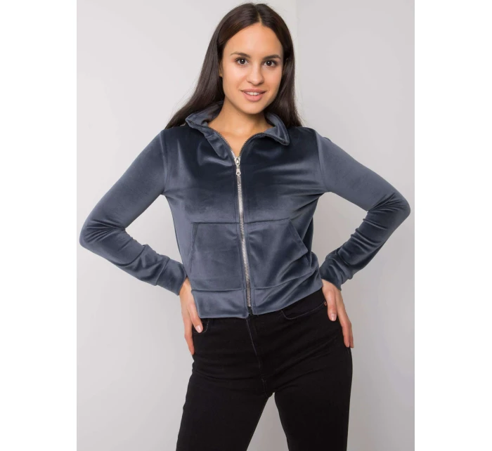 Mikina RV BL 7303.98P tmavě šedá