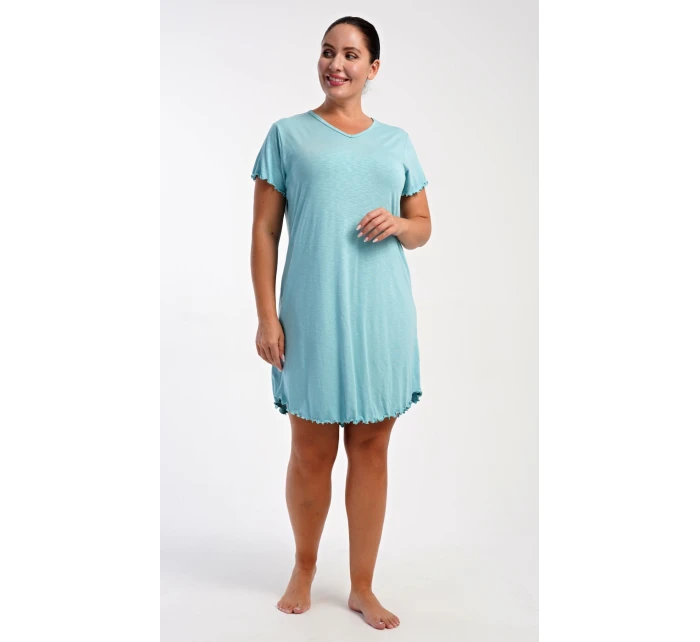 Dámská noční košile s krátkým rukávem Sabrina Dámská noční košile s krátkým rukávem Sabrina
