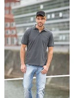 JN 70 Piqué polo model 22441957 brown - Daiber