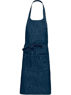 Kariban K 890 Zástěra s laclem "Sommelier" 20.K890 denim