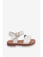 Klasické dětské sandály Bílé Izzy Klasické dětské sandály Bílé Izzy
