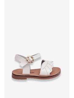 Klasické dětské sandály Bílé Izzy
