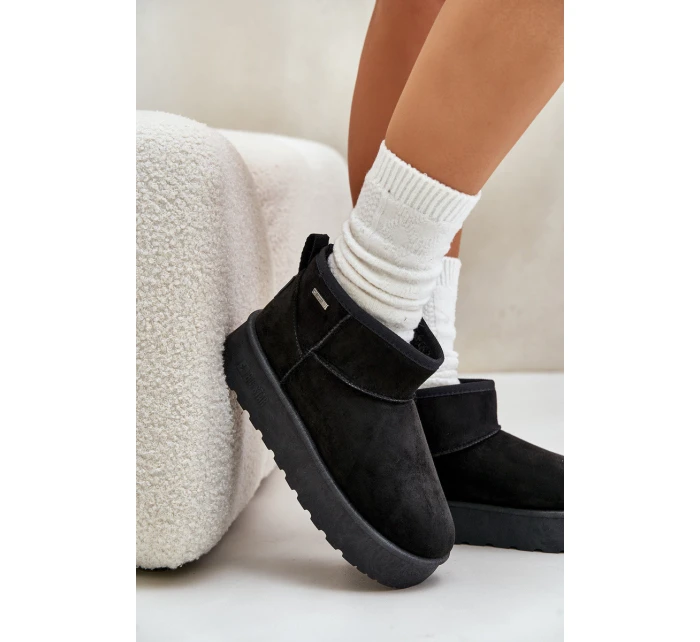 Nízké Sněhové Boty Na Platformě Big Star model 21675281 Černé - Big Star Shoes