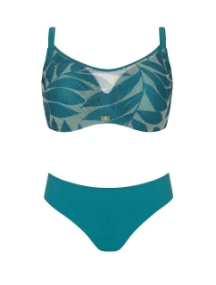 Dámské dvoudílné plavky S940V1MS4 Mystic 4 zelené - Self