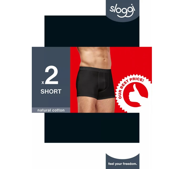 sloggi men 24/7 Short 2P - BLACK - SLOGGI BLACK - SLOGGI sloggi men 24/7 Short 2P - BLACK - SLOGGI BLACK - SLOGGI