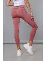 Dámské trekingové legíny ve špinavě růžové barvě (54350)