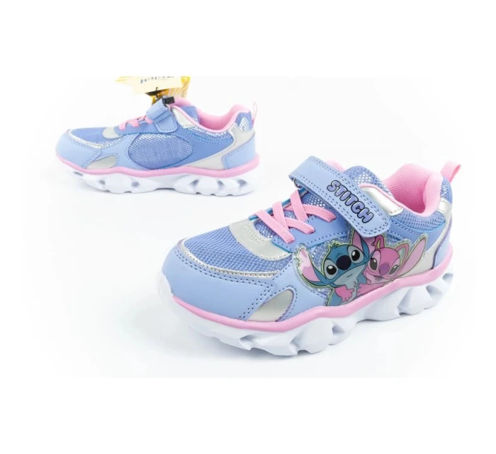 Leomil Stitch dětská sportovní obuv tenisky lehké suchý zip LED Leomil Stitch dětská sportovní obuv tenisky lehké suchý zip LED