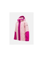Lyžařská bunda Peak Performance Jr Rider růžová