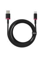 Baseus Dura USB-Type C 60W 2m kabel (červený/černý)