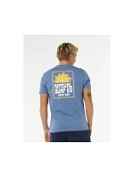 Pánské tričko RIP CURL Pacific Rinse Sunrise Tee, modré