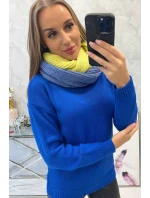 KN14 Dámský dvoubarevný čepec kiwi+jeans KN14 Dámský dvoubarevný čepec kiwi+jeans