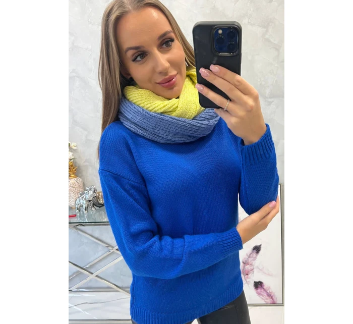 KN14 Dámský dvoubarevný čepec kiwi+jeans KN14 Dámský dvoubarevný čepec kiwi+jeans