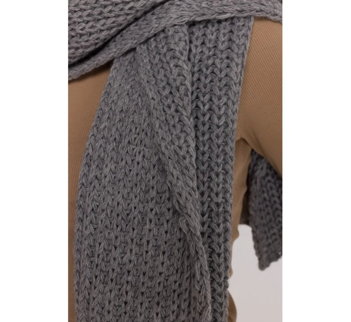 model 21417256 Žebrovaná šála šedá - Moe model 21417256 Žebrovaná šála šedá - Moe